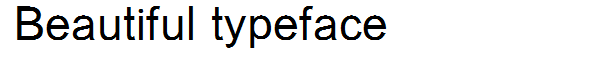 書体サンプル