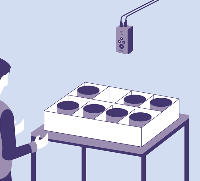 画像:配膳・ピッキング工程